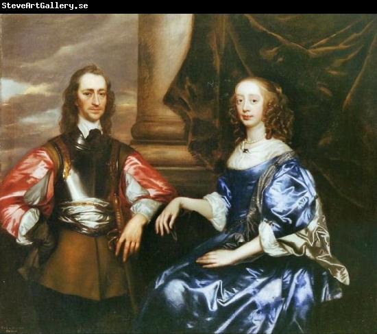 Sir Peter Lely Earl and Countess of Oxford by Sir Peter lely